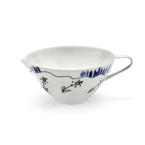 Marni Midnight Flowers Jug - Anemone Milk